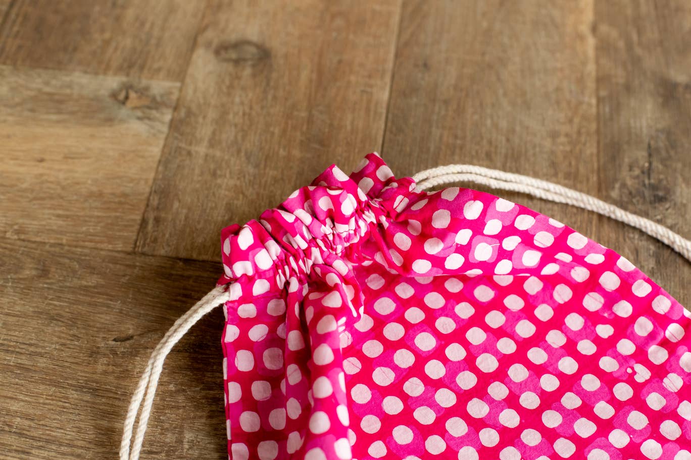 Reusable Fabric Gift Bags Double Drawstring-Batik Collection
