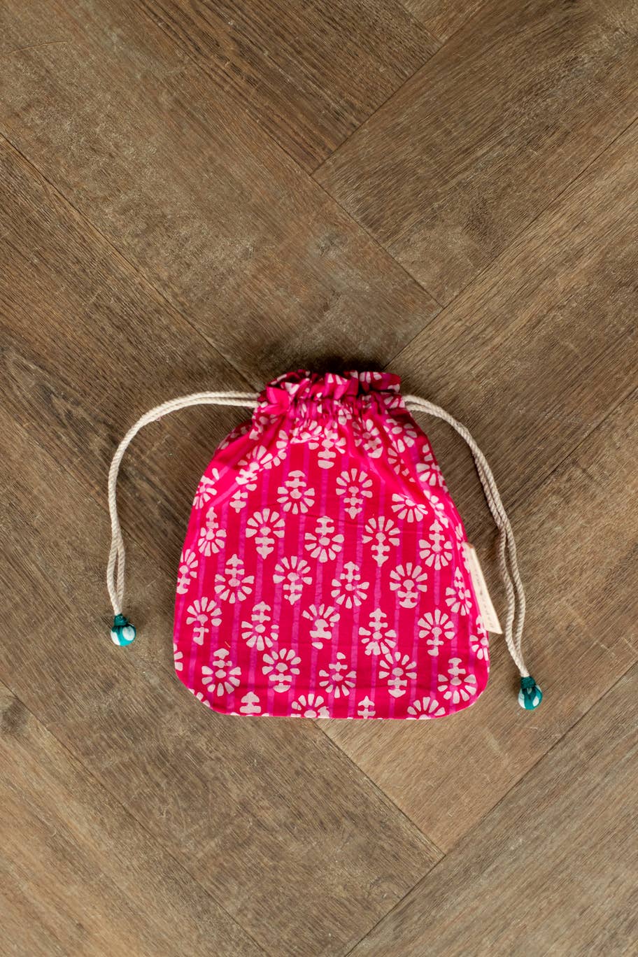 Reusable Fabric Gift Bags Double Drawstring-Batik Collection