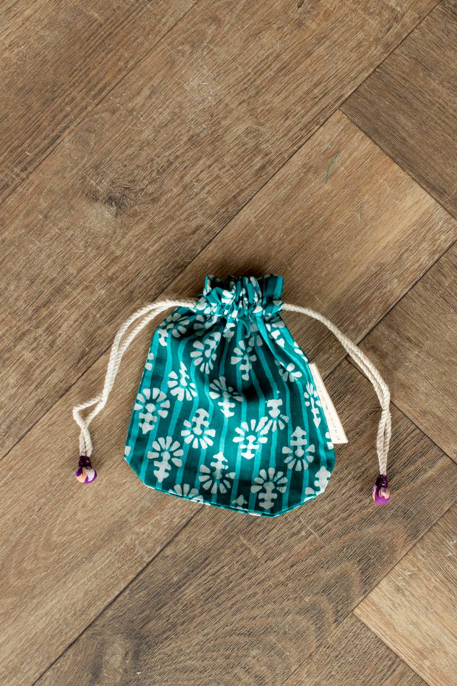 Reusable Fabric Gift Bags Double Drawstring-Batik Collection