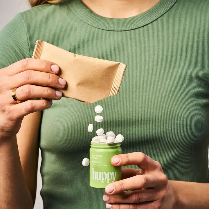 Fluoride-Free Toothpaste Tablets | Refill | Charcoal Mint