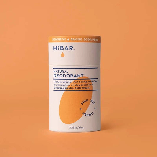HiBAR Deodorant Sensitive  Pink-Iris+Neroli Baking soda free