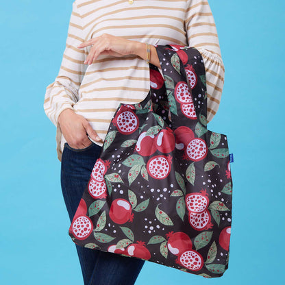 POMEGRANATE GARDEN blu Bag Reusable Shopper Tote