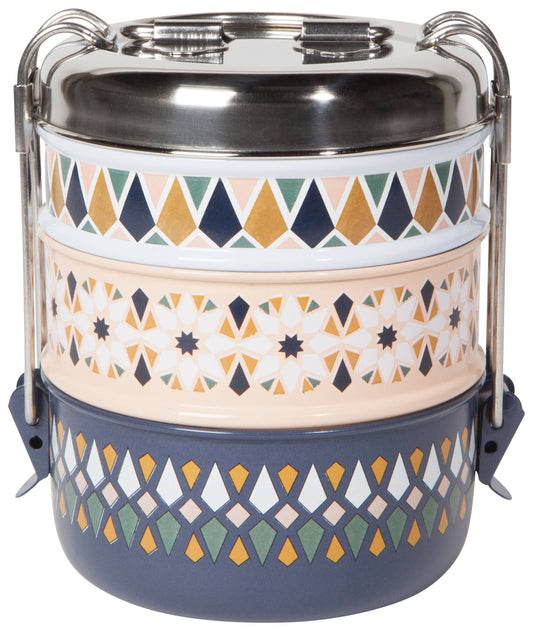 Kaleidoscope 3 Tier Tiffin Food Storage Container