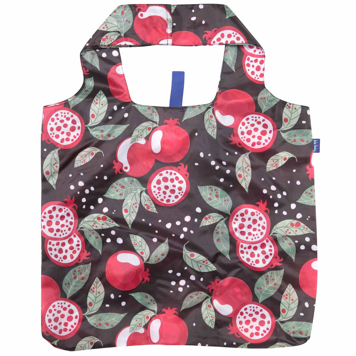 POMEGRANATE GARDEN blu Bag Reusable Shopper Tote
