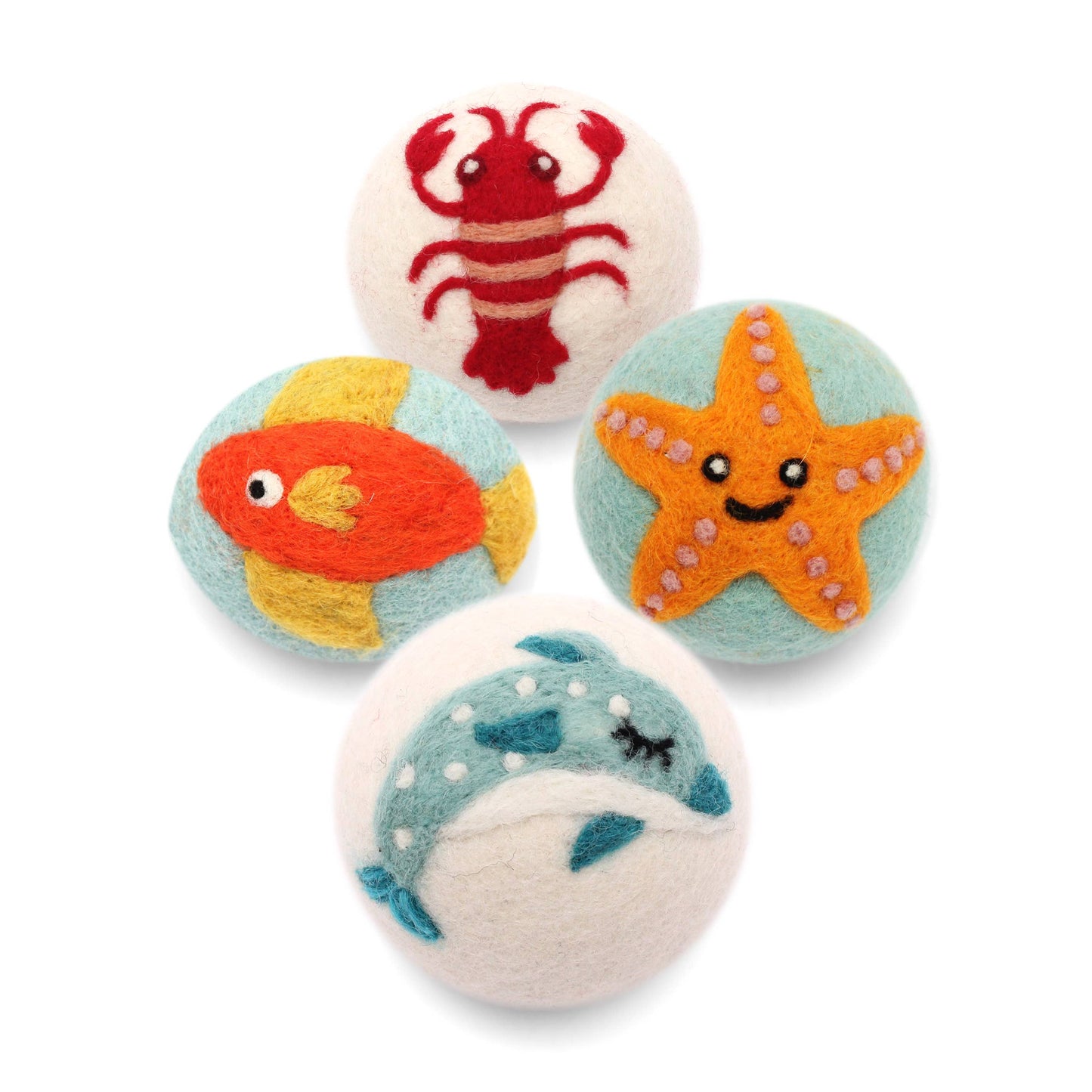 Sea Creatures: Eco Wool Dryer Balls Fair Trade