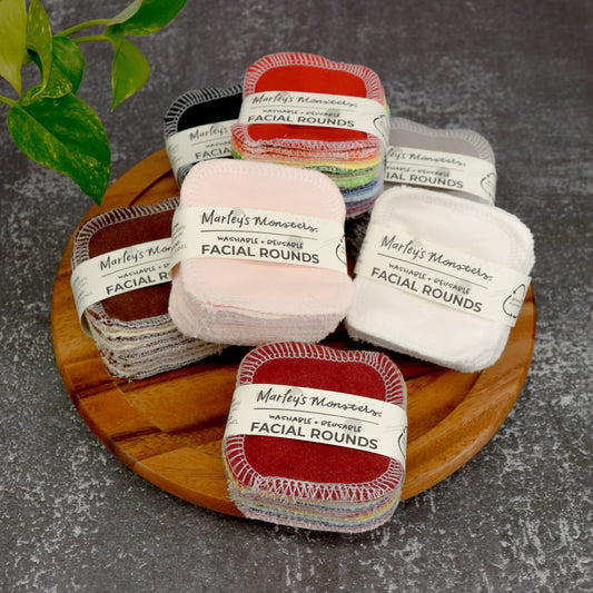 Facial Rounds: Rainbow and Color Mixes - Case of 6