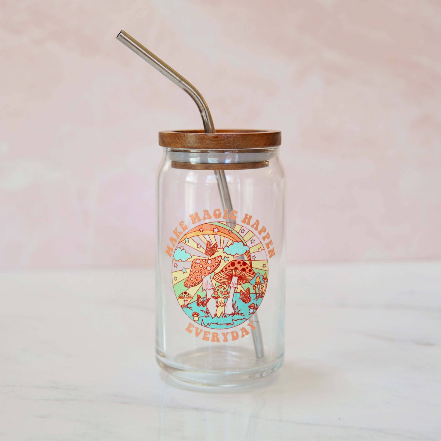 Magic Mushrooms Can Glass