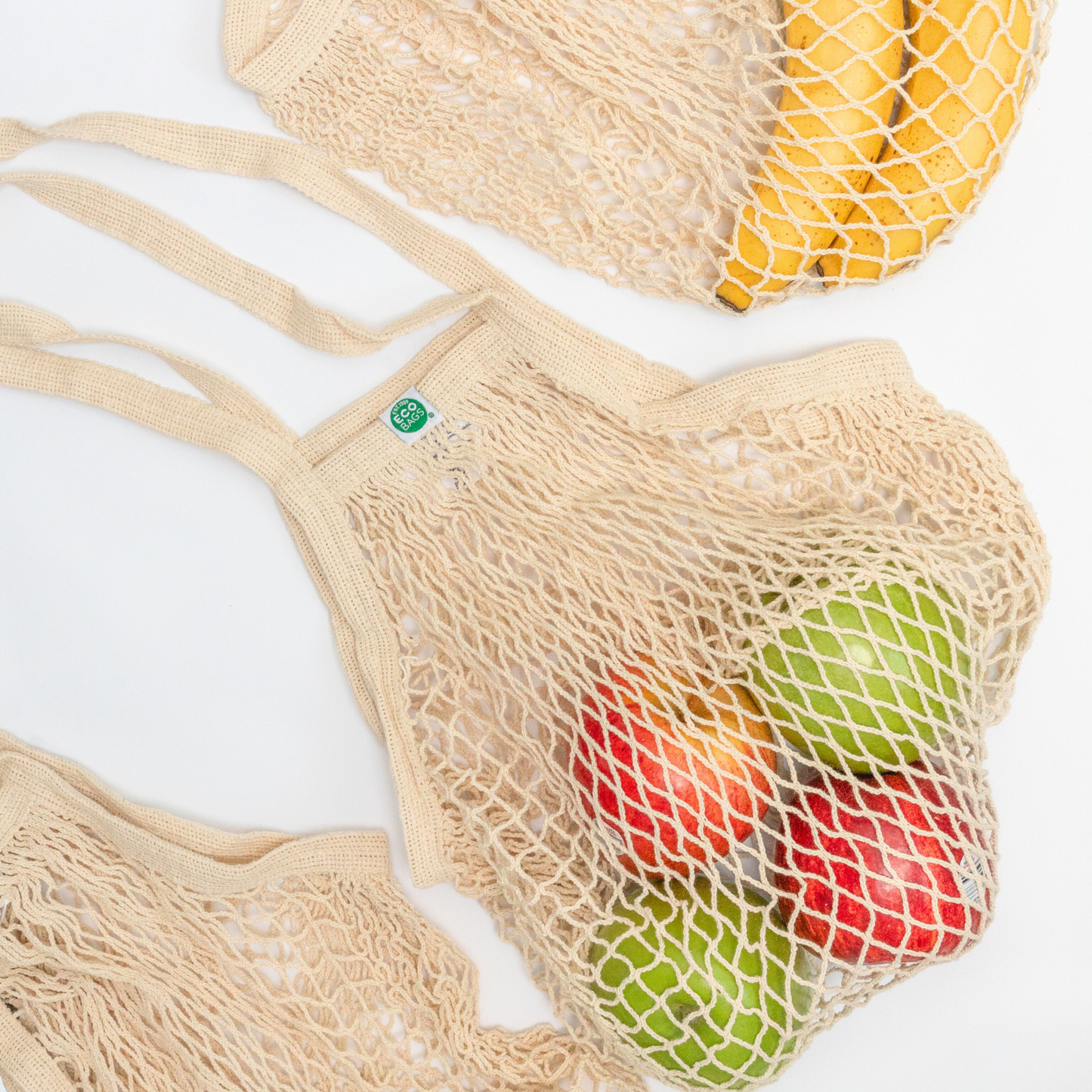 Cotton Long Handle String Bag