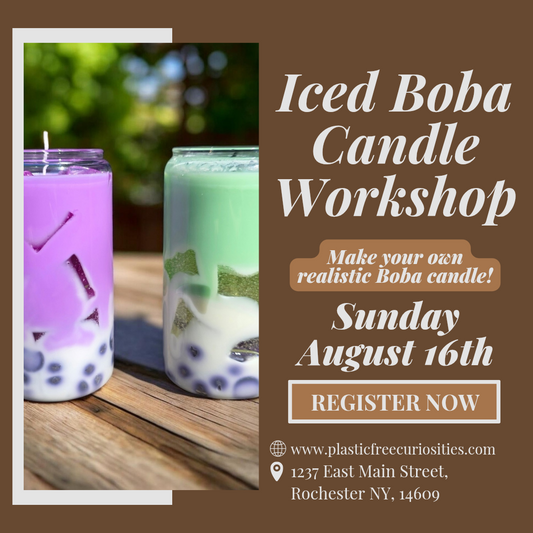 Boba Tea Candle Making Workshop August 16th - 1pm